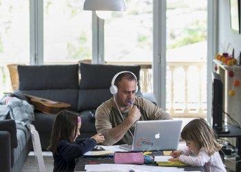 Teletrabajo y trabajo remoto o trabajo en casa.