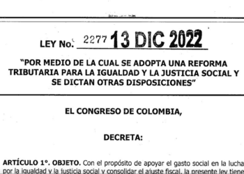Reforma Tributaria 2022 PDF DESCARGA